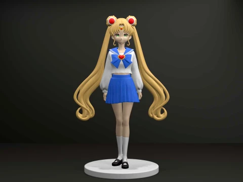 Sailor moon 3D Print Model