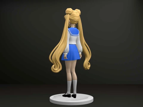 Sailor moon 3D Print Model
