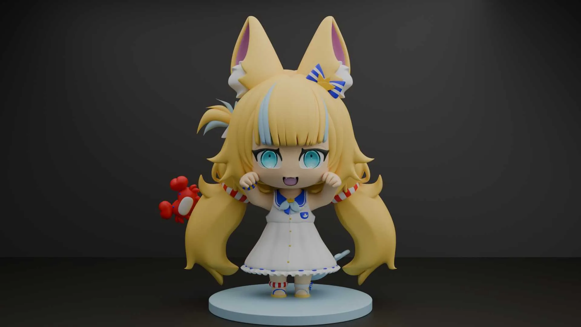 Sameko saba 3D Print Model .c4d .max .obj .3ds .fbx .stl .blend