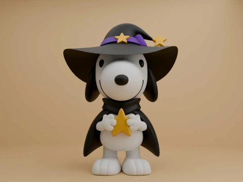Snoopy halloween 3D 打印模型