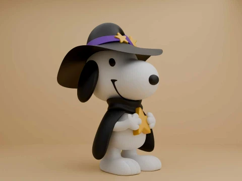 Snoopy halloween 3D Print Model