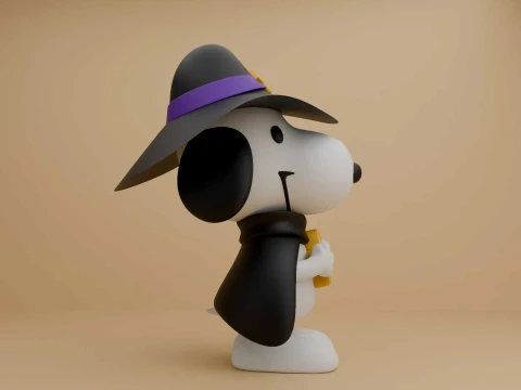 Snoopy halloween 3D Print Model