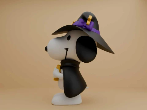 Snoopy halloween 3D Print Model