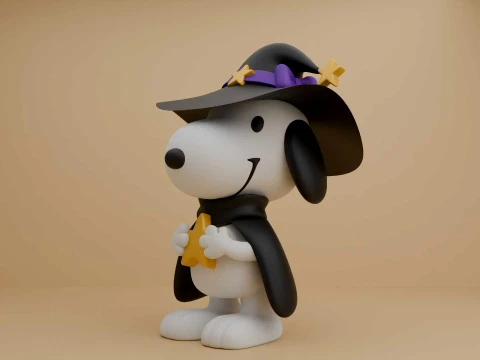 Snoopy halloween 3D Print Model