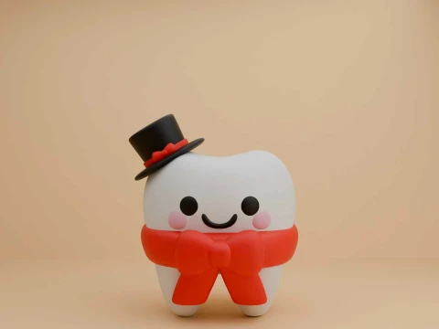 Tooth christmas Modelo de Impressão 3D