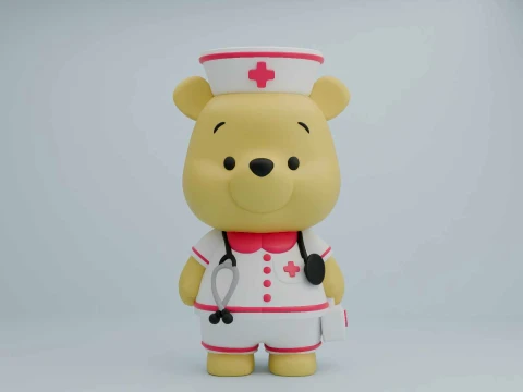 Winnie the pooh 3D Print Model