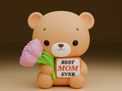 Bear 3D Druckmodell