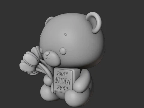 Bear 3D Print Model