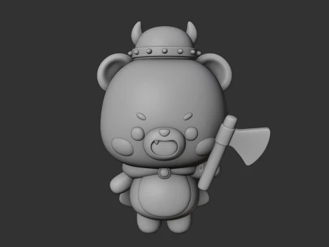 Bear 3D Print Model