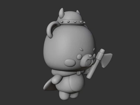 Bear 3D Print Model
