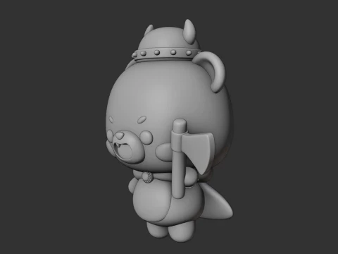 Bear 3D Print Model