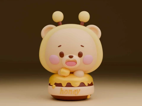 Bee bear 3D Принт Модель