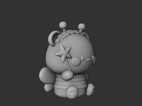 Bee bear 3D Print Model