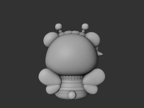 Bee bear 3D Print Model