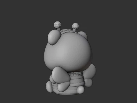 Bee bear 3D Print Model