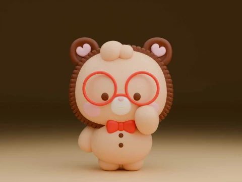 Bear 3D Druckmodell