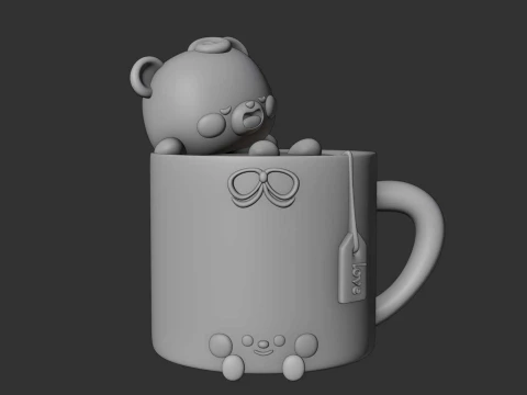 Bear 3D Print Model