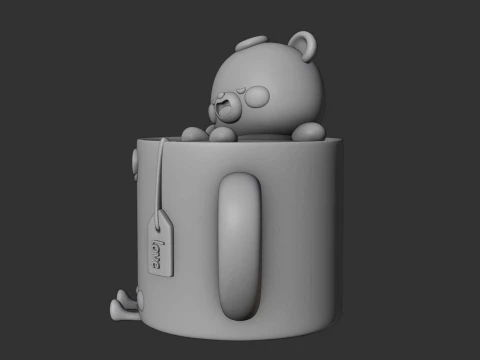 Bear 3D Print Model