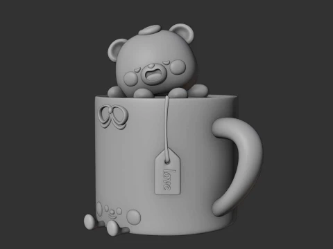 Bear 3D Print Model