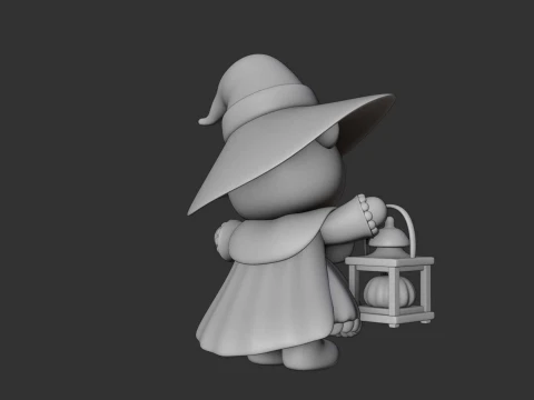 Hallowen bear 3D Print Model