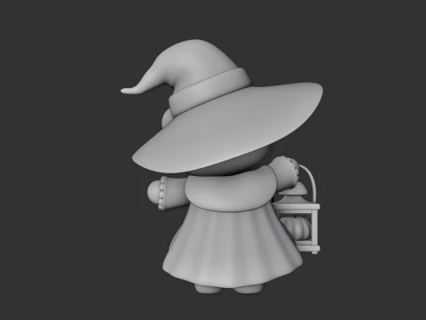 Hallowen bear 3D Print Model