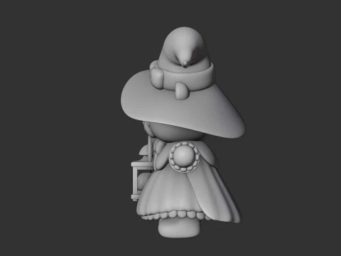 Hallowen bear 3D Print Model