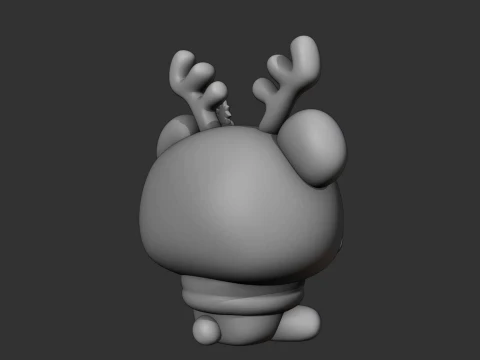Christmas deer bear 3D Print Model