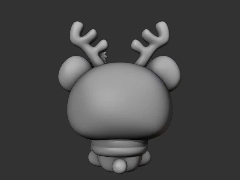 Christmas deer bear 3D Print Model