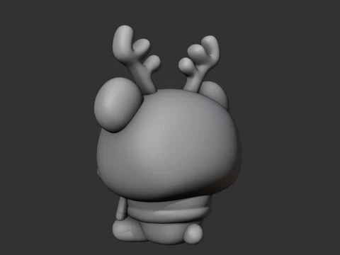 Christmas deer bear 3D Print Model
