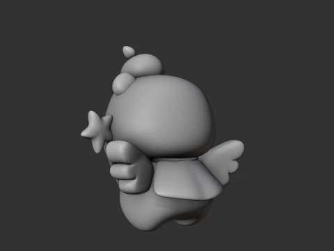 Cute capybara angle 3D Print Model