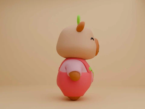 Capybara toy 3D Print Model