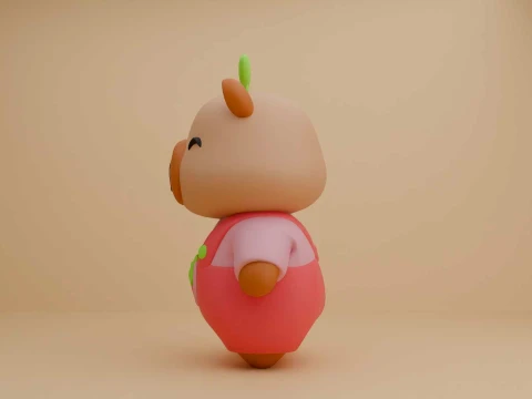 Capybara toy 3D Print Model