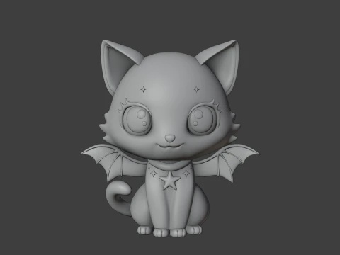 Halloween cat 3D Print Model