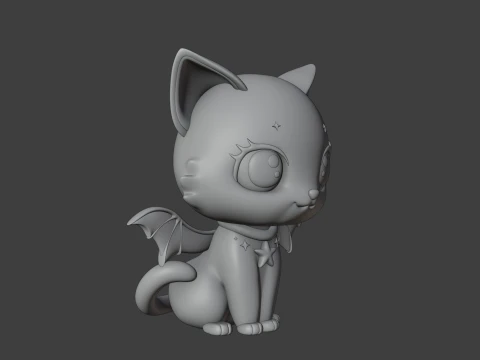 Halloween cat 3D Print Model