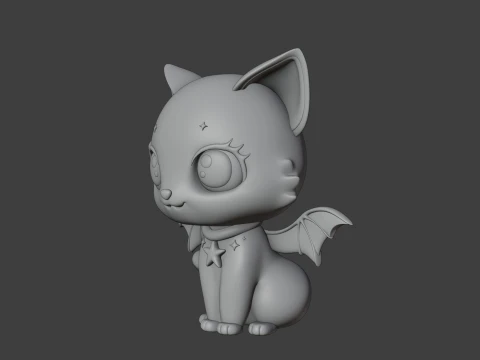Halloween cat 3D Print Model