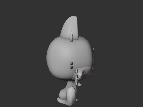 Cute cat 3D Print Model