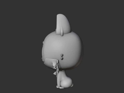 Cute cat 3D Print Model