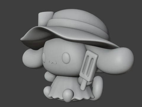 Cinnamoroll sanrio and icecream 3D Print Model