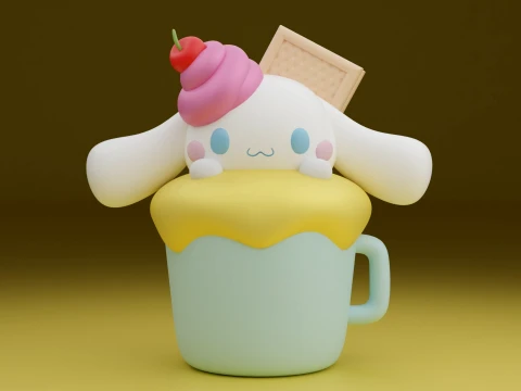 Cinnamoroll sanrio icecream 3D Print Model