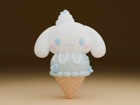 Cinnamoroll sanrio icecream 3D Druckmodell