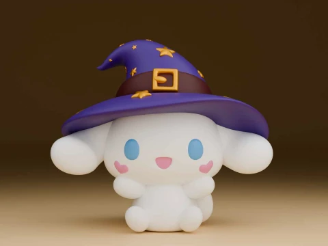 Cinnamoroll sanrio wizard for halloween toy 3D Druckmodell