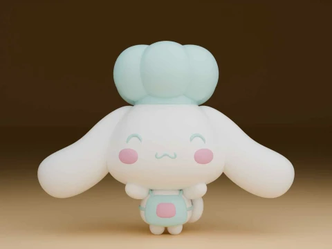 Chef cinnamoroll sanrio figure 3Dプリントモデル