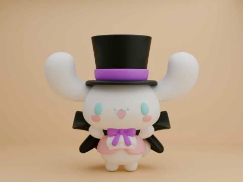 Cinnamoroll sanrio vampire for halloween toy 3D Druckmodell