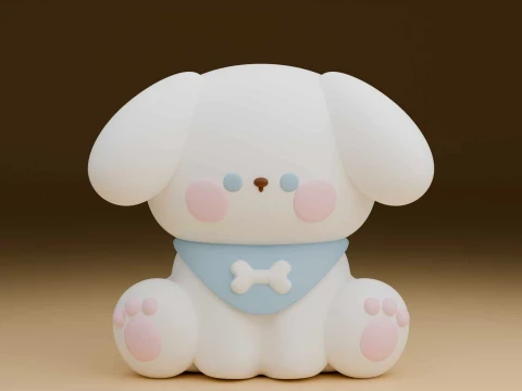 Cute dog toy for 3dprint 3D 프린트 모델