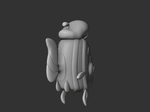 Cute 3dprintable fish toy 3D Print Model