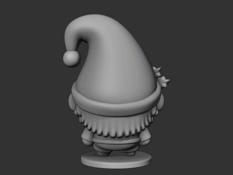 Cute 3dprintable gnome for christmas gift 3D Print Model