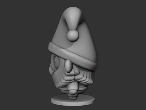 Cute 3dprintable gnome for christmas gift 3D Print Model