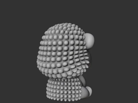 Cute 3sprintable hedgehog toy 3D Print Model