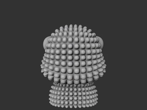 Cute 3sprintable hedgehog toy 3D Print Model