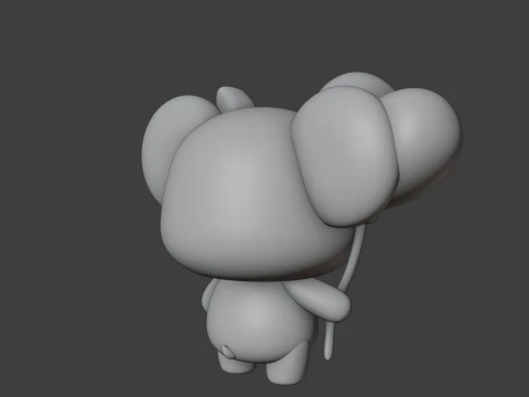 Cute 3dprinable koala toy and heart for valentine gift 3D Print Model